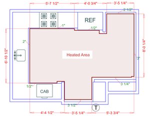 Installation Heated Area