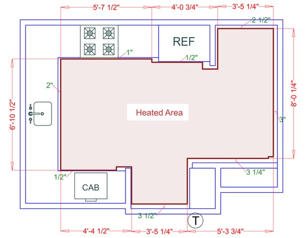 Installation Heated Area