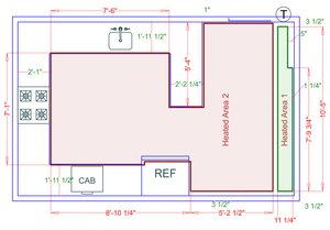 Installation Heated Area