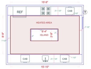 Installation Heated Area