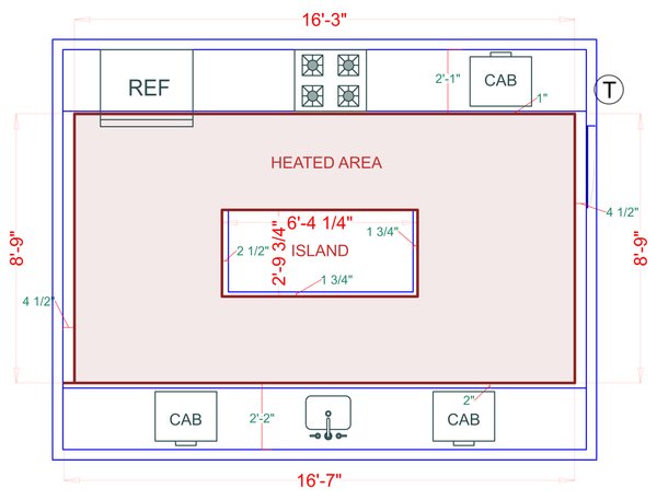 Installation Heated Area