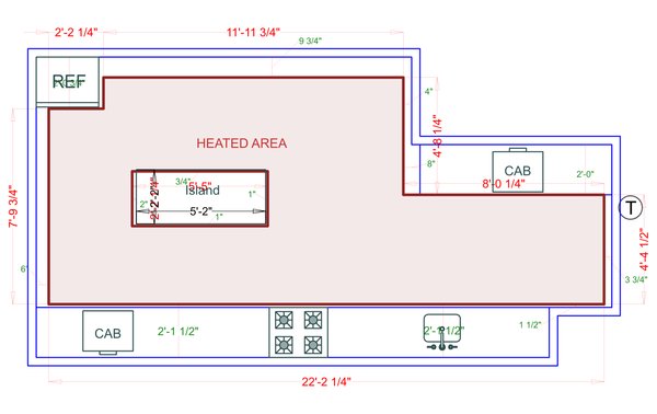 Installation Heated Area