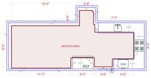 Installation Heated Area