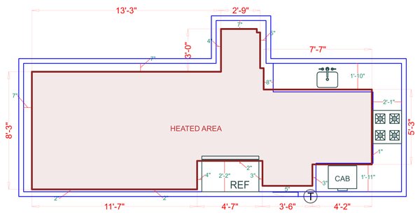 Installation Heated Area