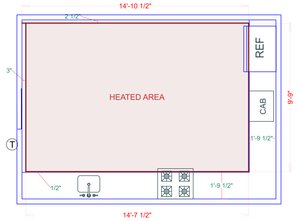 Installation Heated Area