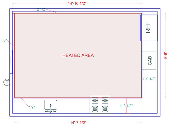Installation Heated Area