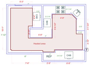 Installation Heated Area