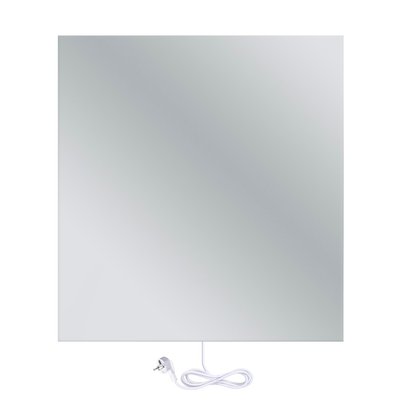 Ember Glass Radiant Heater - Wall Mounted - Mirror - 60x60cm - 400W