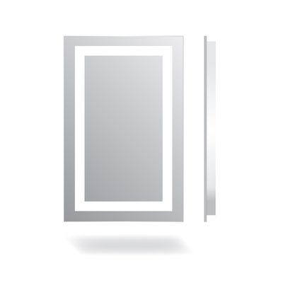 Jen LED Mirror W 36ʺ x H 36ʺ x 1.75ʺ, Warm Yellow - 3000K
