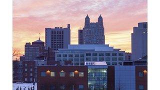 Kansas City Skyline at Sunset