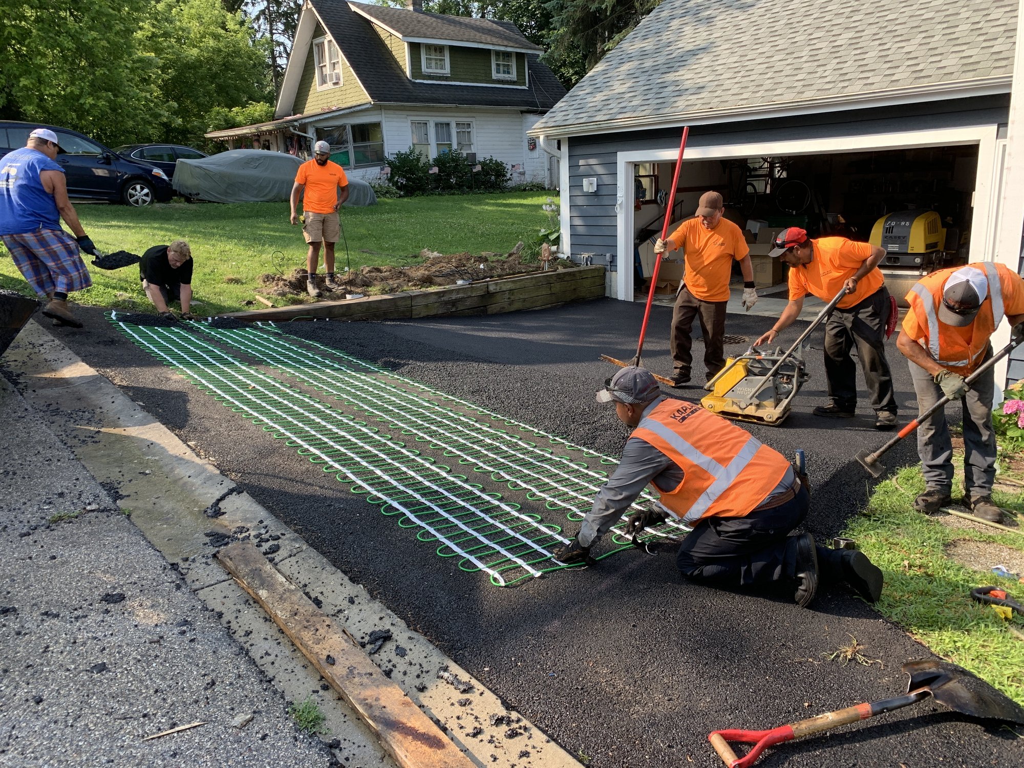 Kaplan Snow Melt for Driveway Installation for end of driveway WAUCONDA, IL
