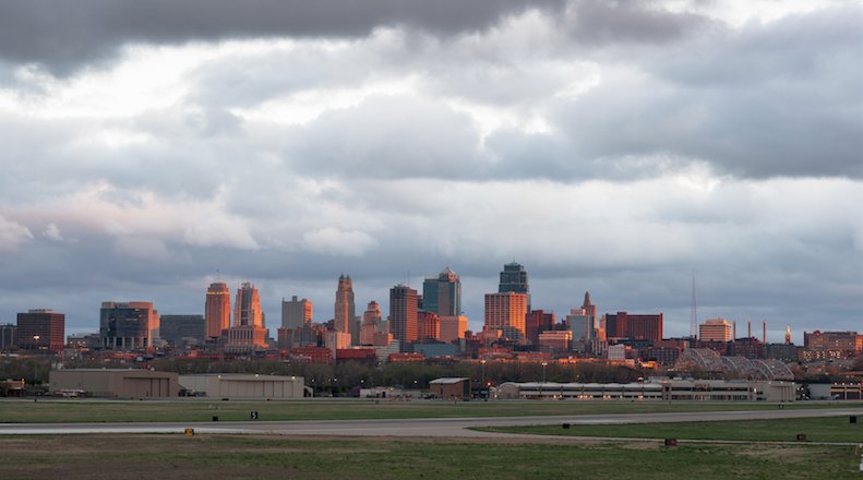 KC Skyline at Sunrise