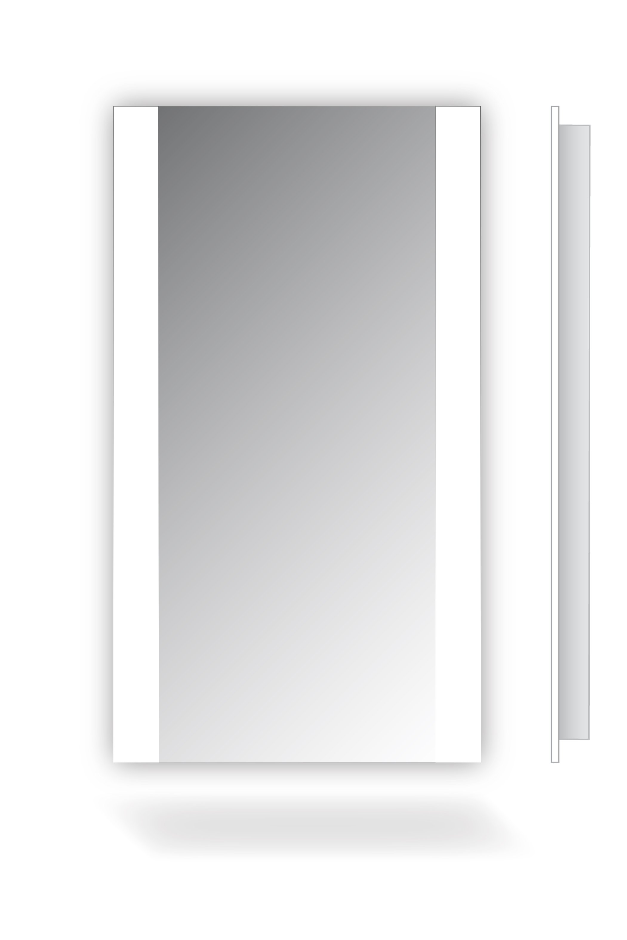 Kelly LED Mirror W 36ʺ x H 48ʺ x 1.75ʺ, Warm Yellow - 3000K