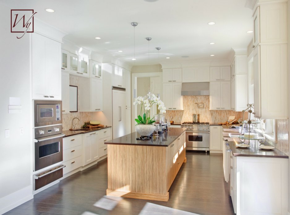 Heated floors are affordable in a large kitchen.