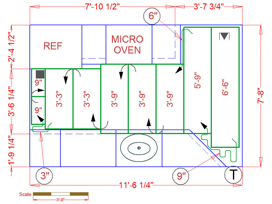 Kitchen installation plan