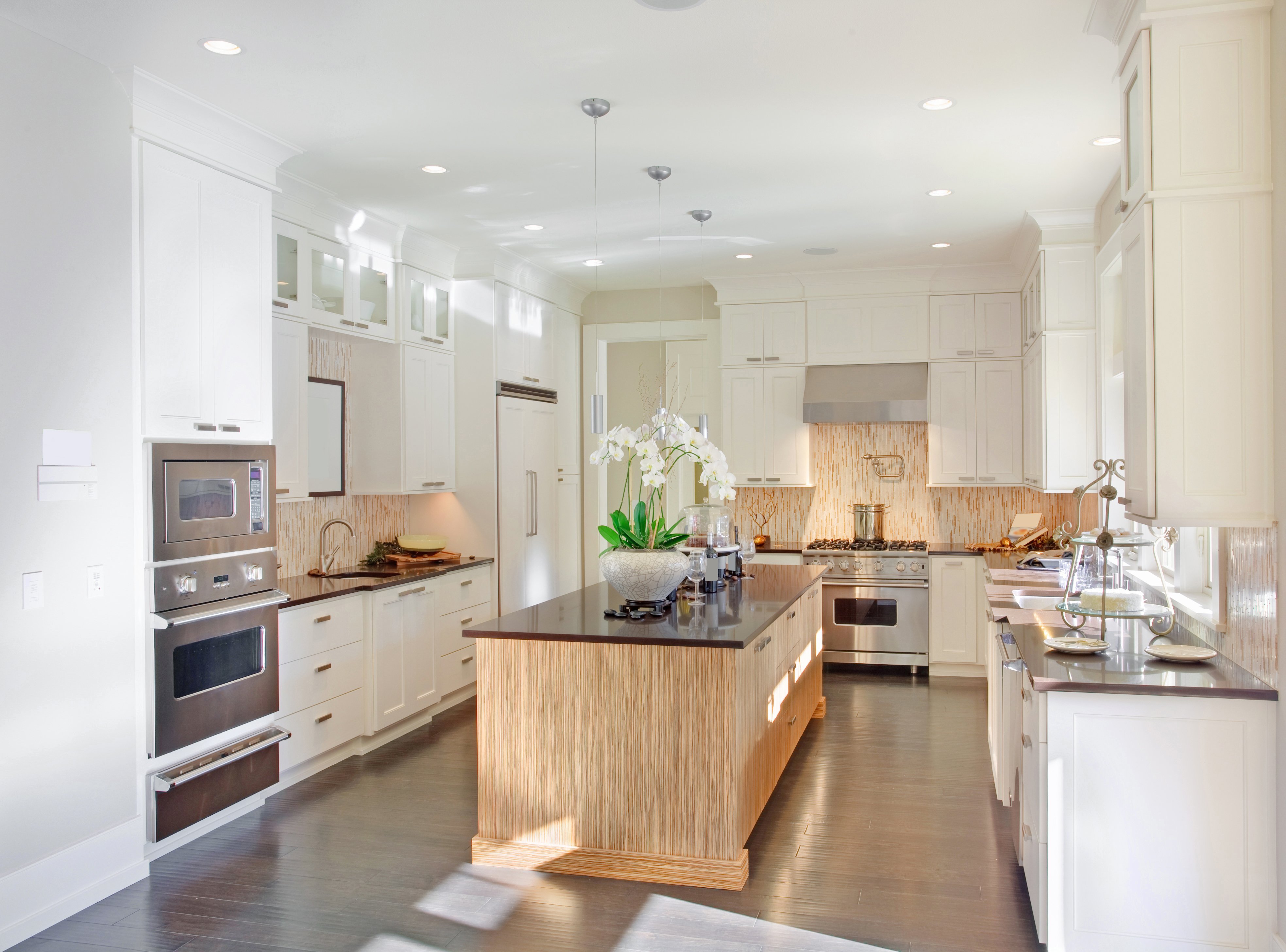 Kitchen remodeling with radiant heat