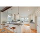 Kitchen with Bar and Hardwood Floors