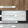 laminate cross section to feature thermalsheet underlayment