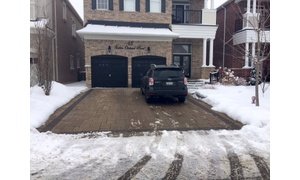 Laura's Parents Driveway with Snow Melt System during winter