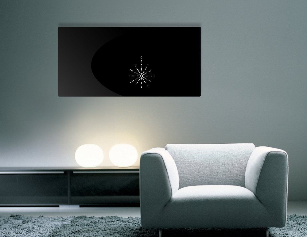 Radiant panels demonstrate the heating effects of infrared heat.