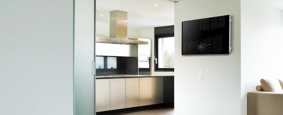 Fashionable moms will love this upscale radiant panel encrusted with Swarovski crystals.