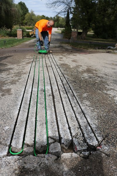 Layout for Snow Melting Cable