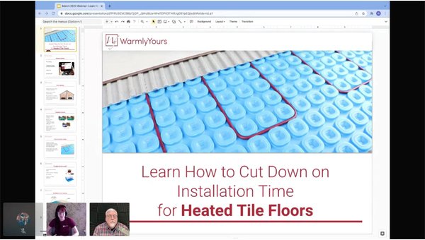 Learn How to Cut Down on Installation Time for Heated Tile Floors