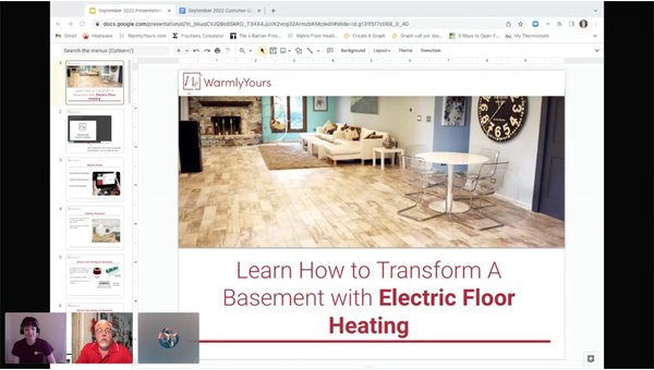 Learn How to Transform A Basement with Electric Floor Heating