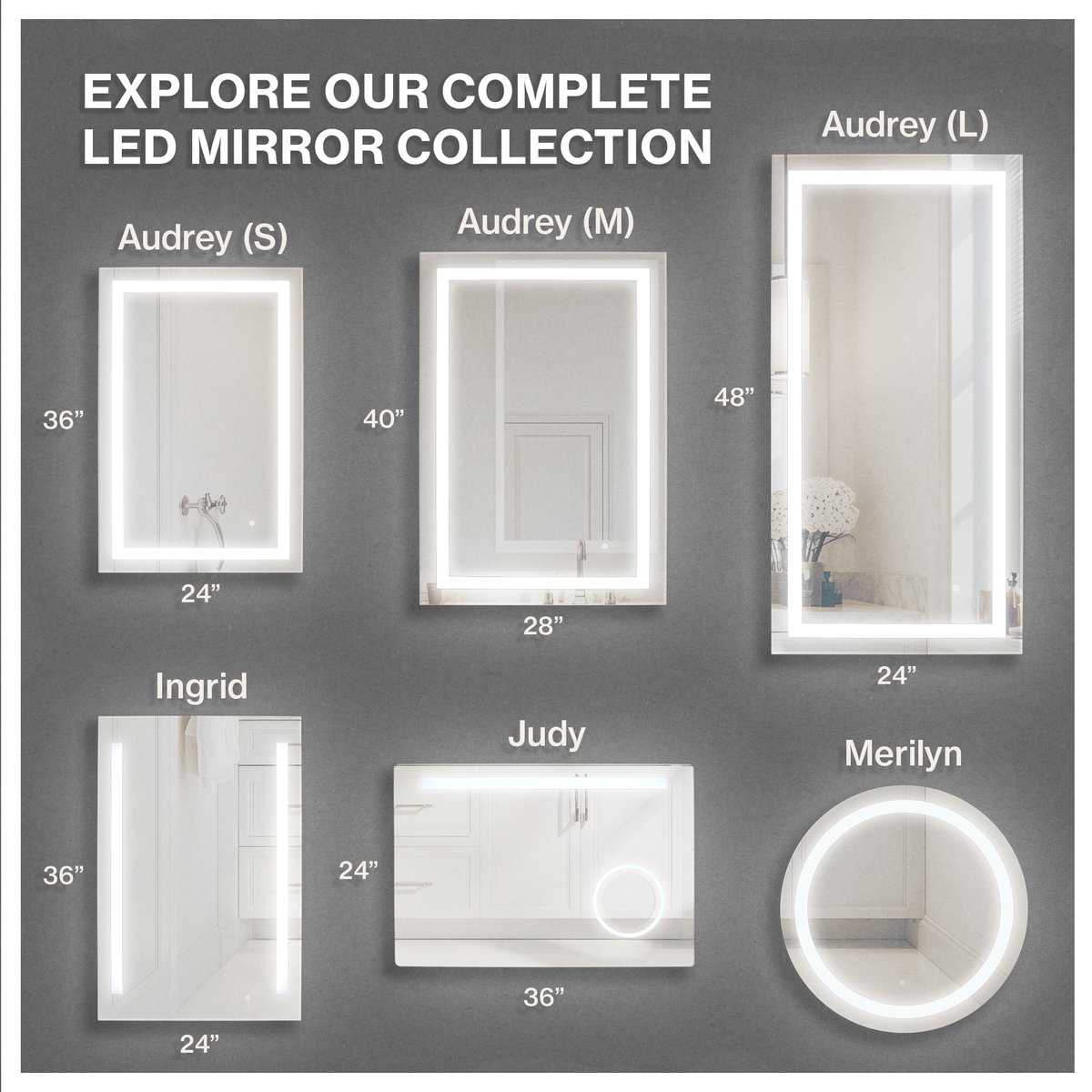 LED Mirror - The Whole Line