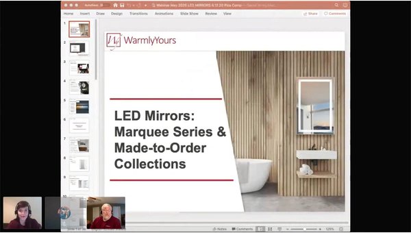 LED Mirrors: Marquee Series & Made-to-Order Collection