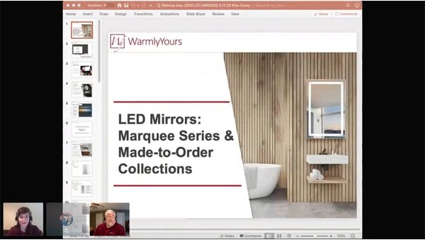 LED Mirrors: Marquee Series & Made-to-Order Collection