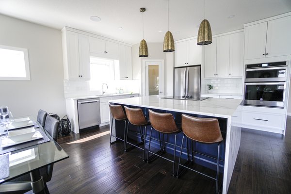 Lifestyle of a Kitchen with Electric Radiant Countertop Heaters