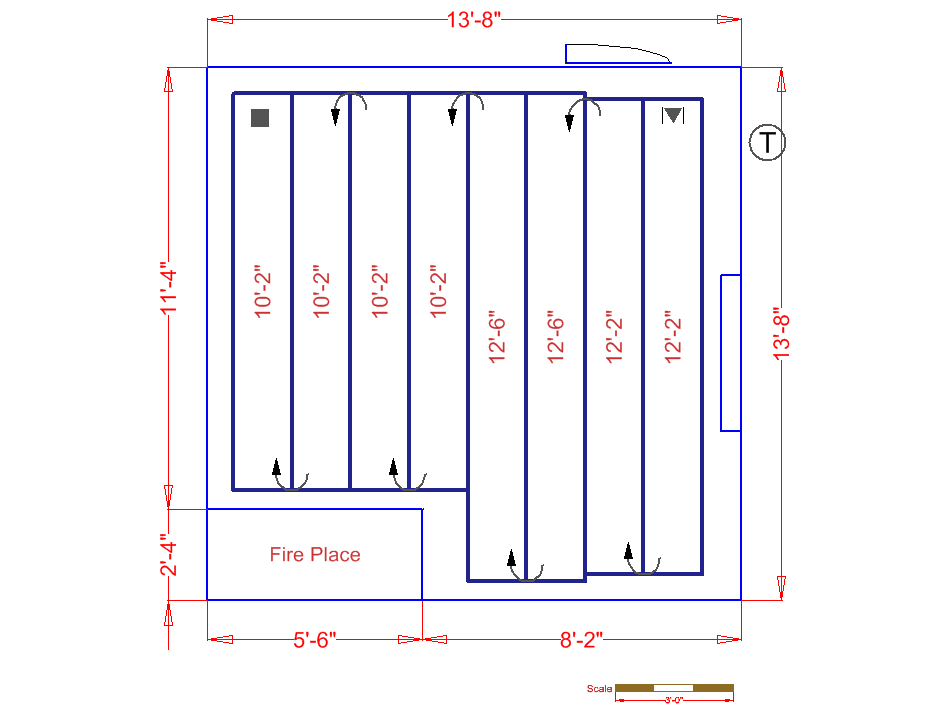 Environ floor heating is compatible with floating wood floors.