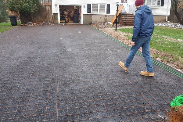 Lotacki Snow Melt Cable Installation 9 for asphalt heated driveway
