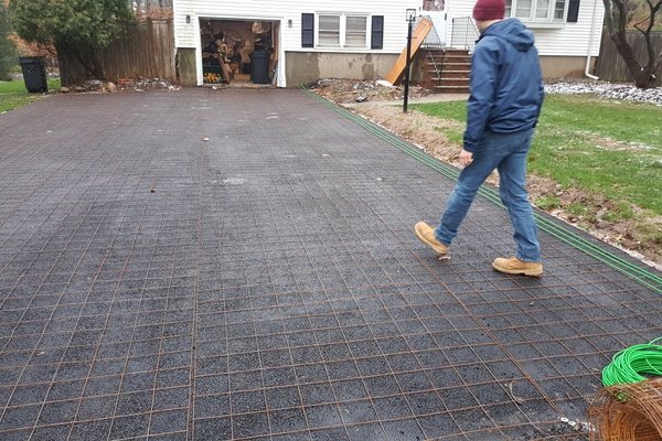 Lotacki Snow Melt Cable Installation 9 for asphalt heated driveway