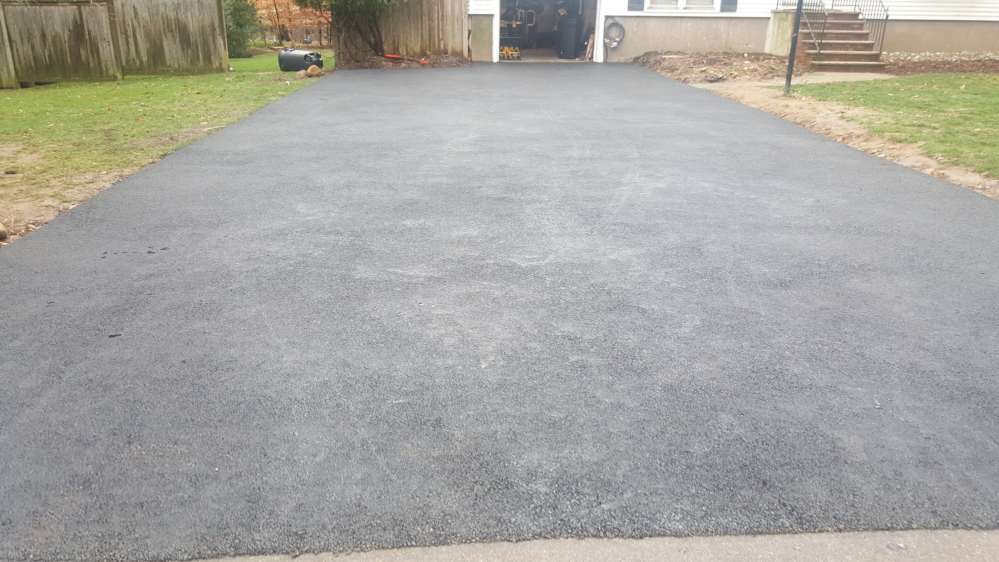 Lotacki Snow Melt Post Installation Lifestyle 15 for heated asphalt driveway