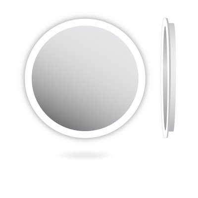 Lucy LED Mirror Front and Side View