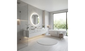Luxury Bathroom LED Mirror Lighting Design