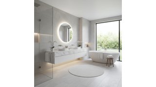 Luxury Bathroom LED Mirror Lighting Design