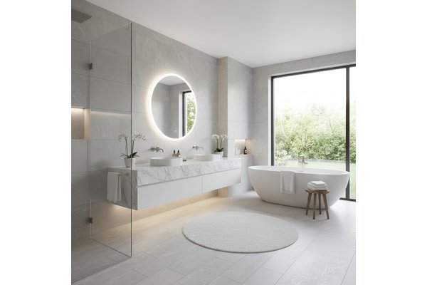 Luxury Bathroom LED Mirror Lighting Design