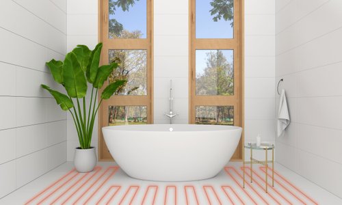 Any room in your home can utilize our floor heating systems providing comfort wherever you are.