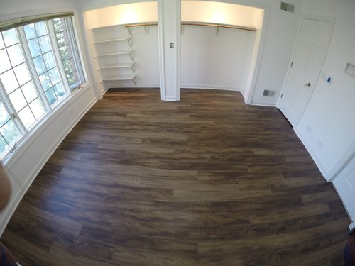 luxury vinyl flooring with floor heating