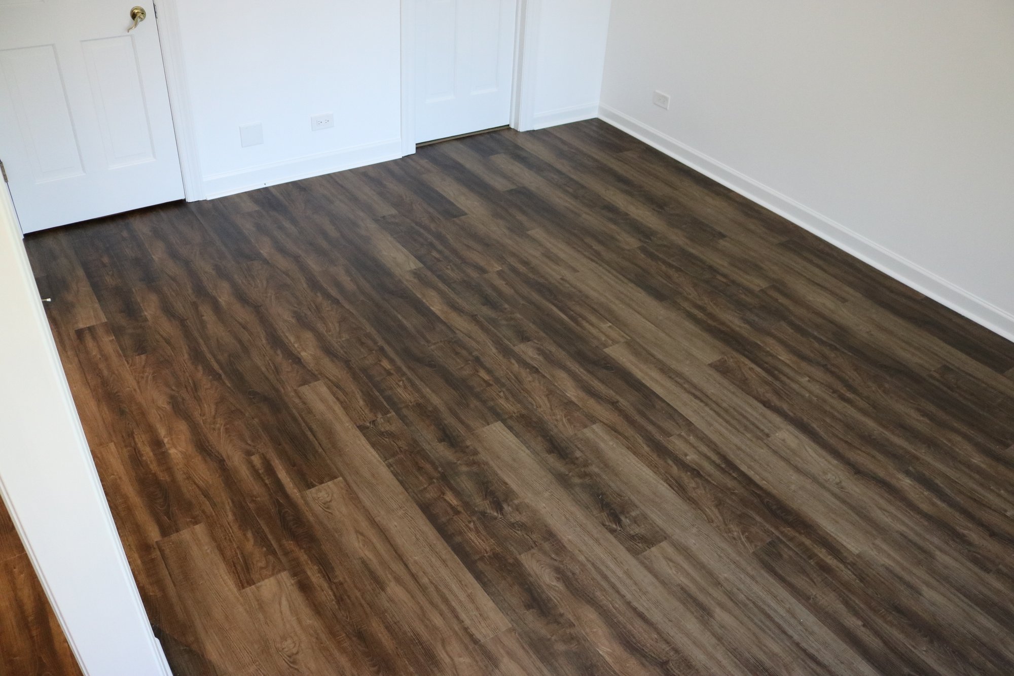 lvt in a bedroom with floor heating