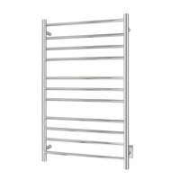 Malta Towel Warmer, Polished, Hardwired, 11 Bars