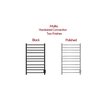 Malta Towel Warmer: Professional Hardwired Bathroom Towel Heating