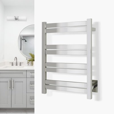 Maple Polished Towel Warmer Landing Page Image on Wall Square