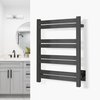Maple Black Towel Warmer Landing Page Image on Wall Square