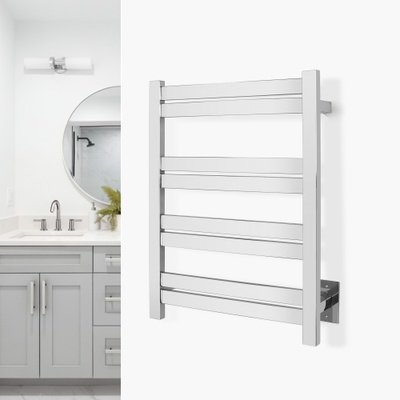 Maple Polished Towel Warmer Landing Page Image on Wall Square
