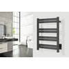 Maple Towel Warmer - Matte Black Lifestyle