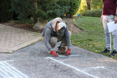 Mark the Saw cutting line